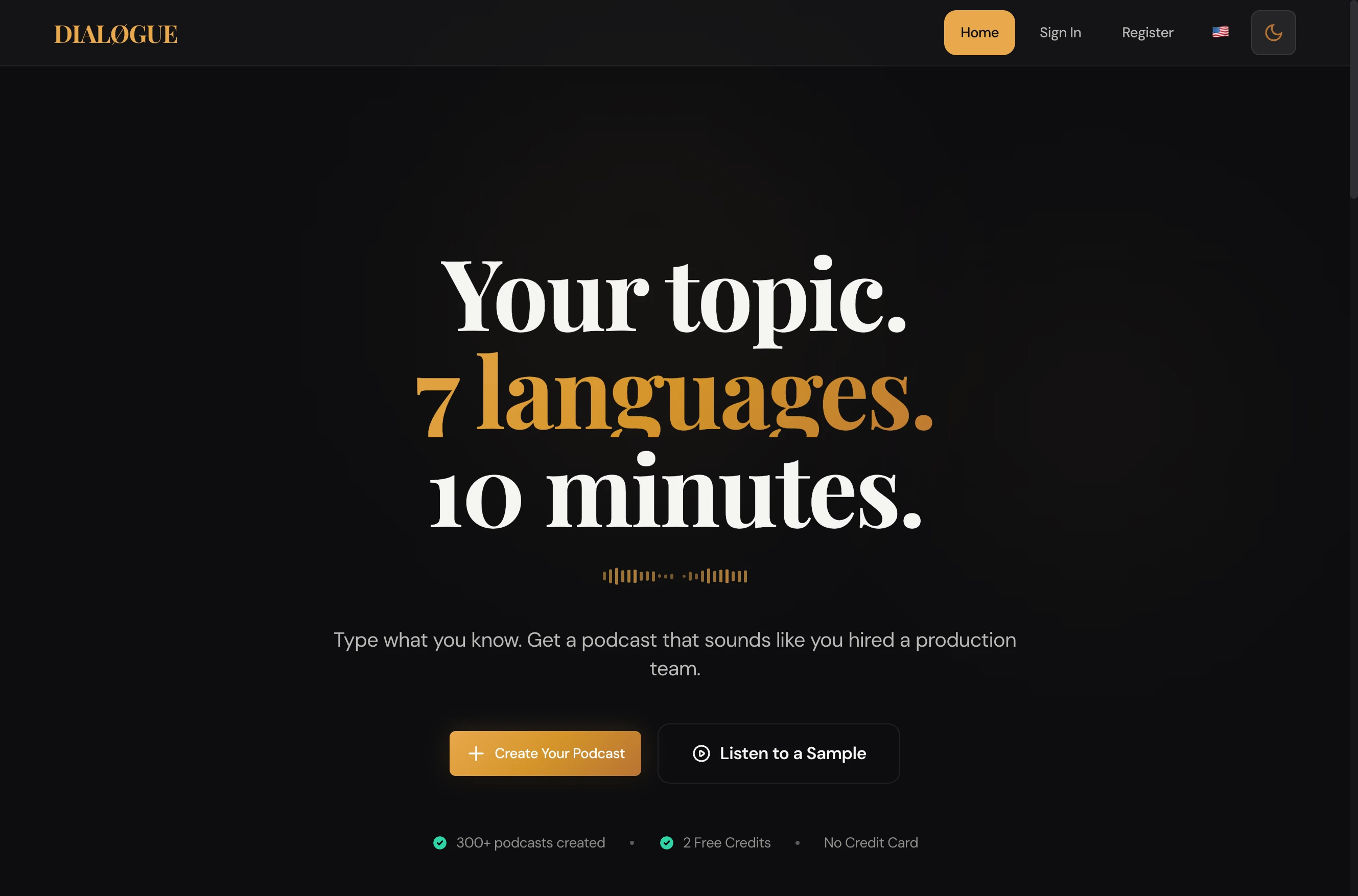 Interface do DIALØGUE