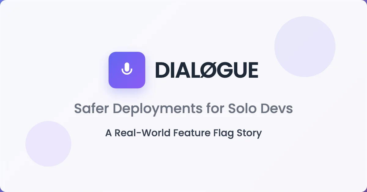 Safer Deployments for Solo Devs: How I Used AI to Ship (a Feature Flag Story)