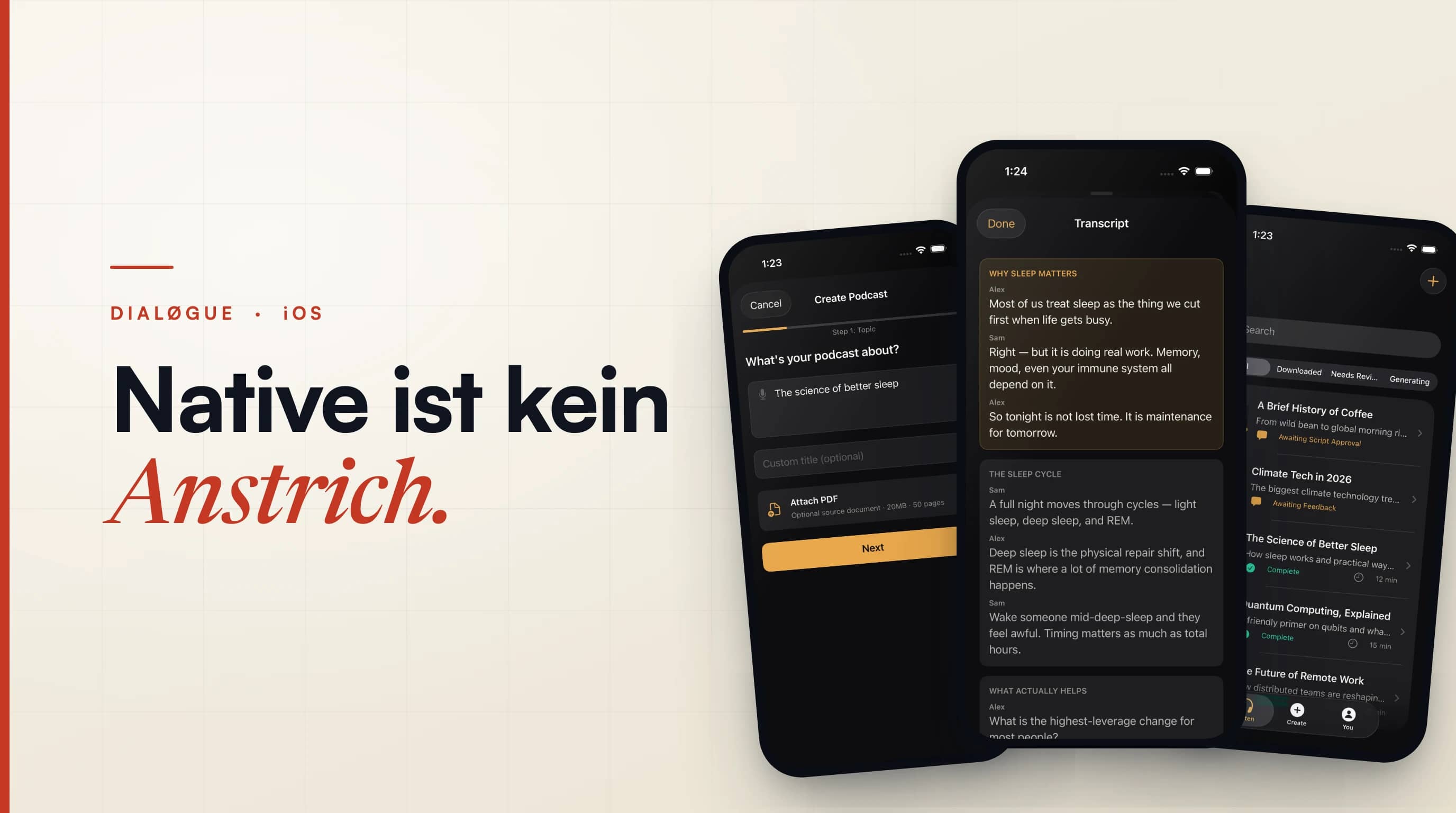 Native ist kein Anstrich: Wie ich die iOS-App von DIALØGUE neu gebaut habe