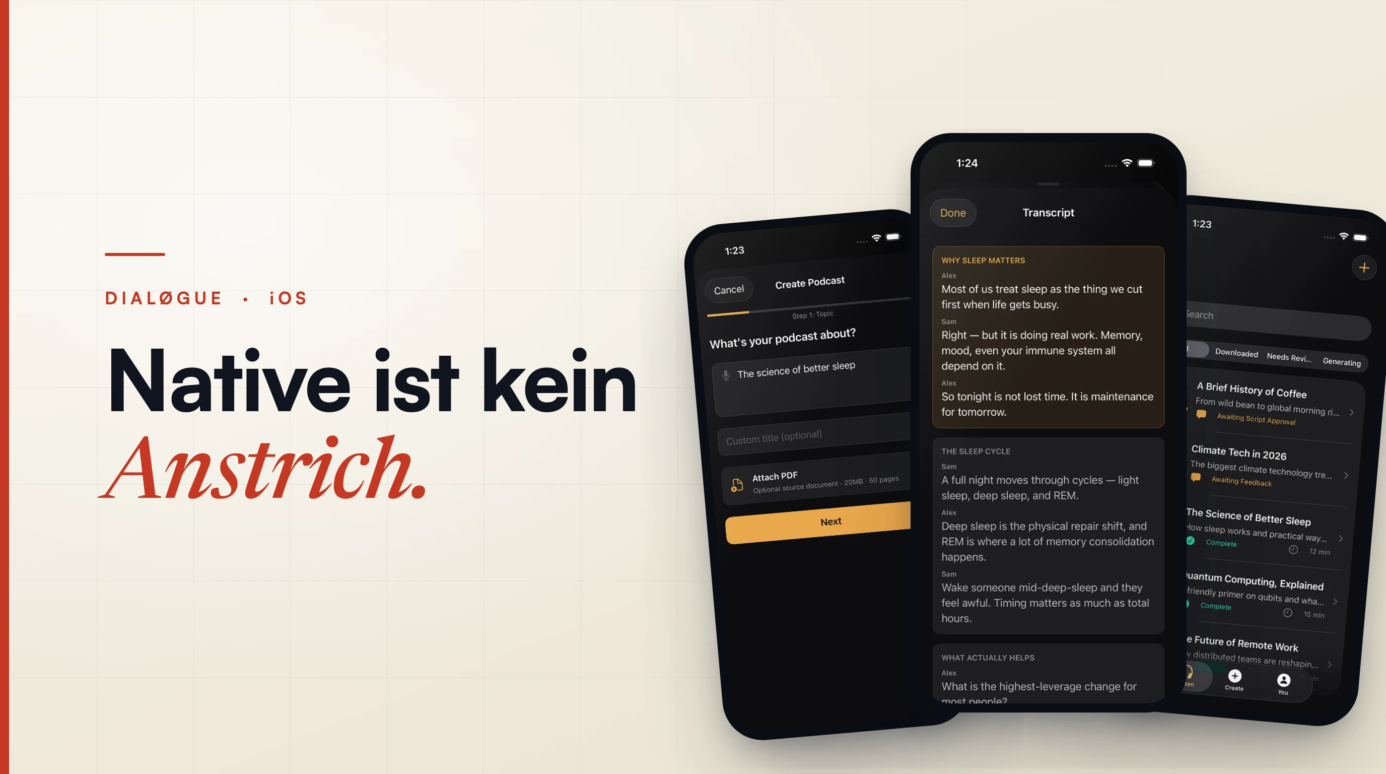 Native ist kein Anstrich: Wie ich die iOS-App von DIALØGUE neu gebaut habe