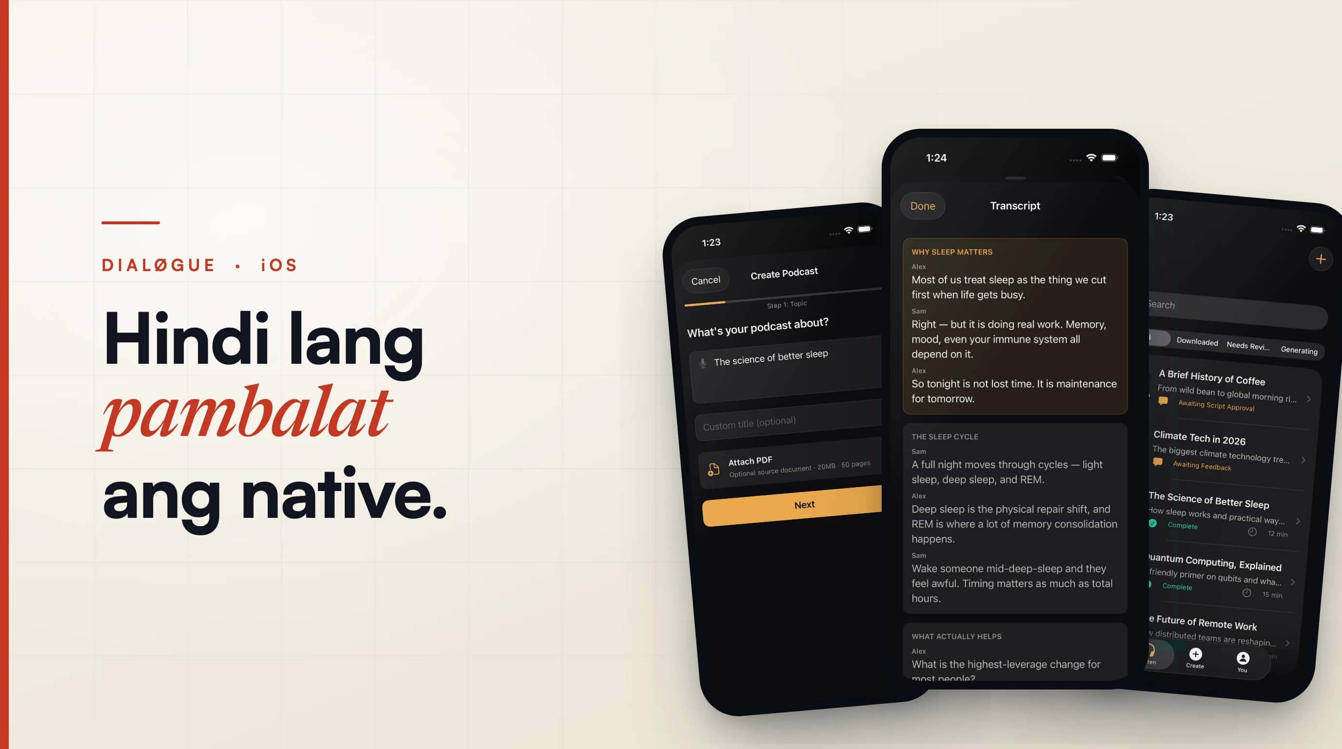 Hindi Lang Pambalat ang Native: Muling Pagbuo ng iOS App ng DIALØGUE