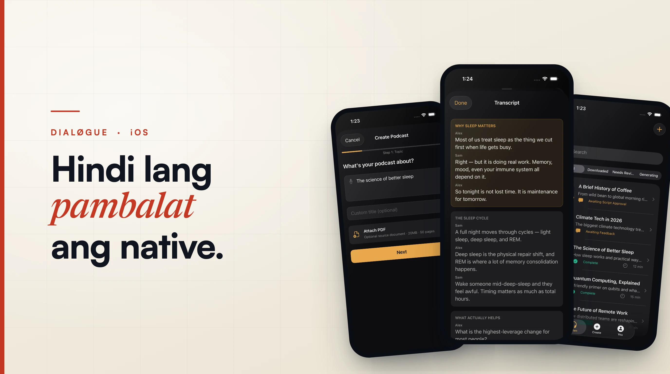 Hindi Lang Pambalat ang Native: Muling Pagbuo ng iOS App ng DIALØGUE