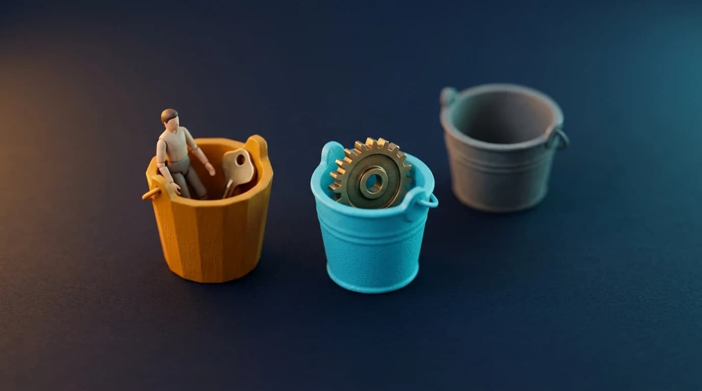El marco de decisión de diseño de agencia (mantener / cambiar / dejar de vender)
