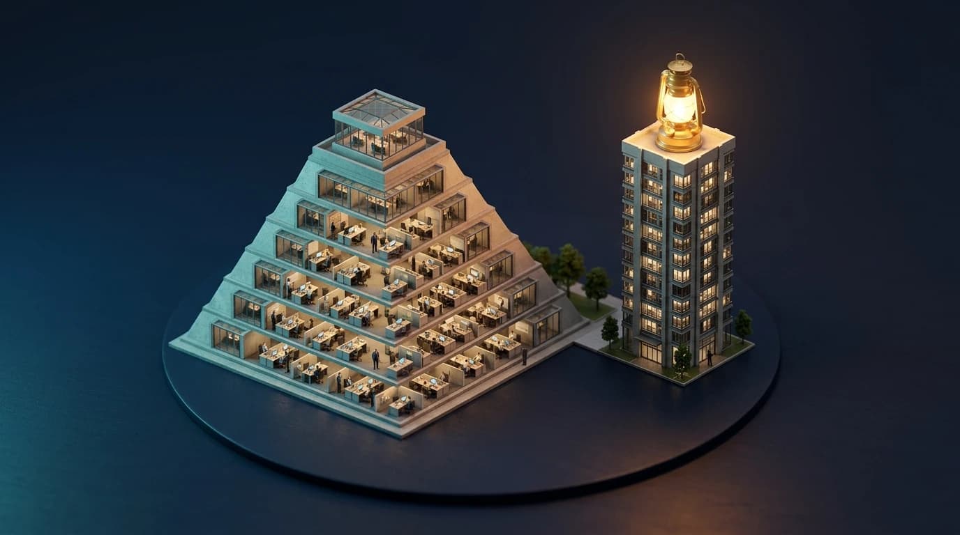 Agencia AI-native vs agencia tradicional